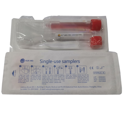 Nueva llegada de uso individual Sampler-Coronavirus (COVID-19) Dispositivo de colección de saliva